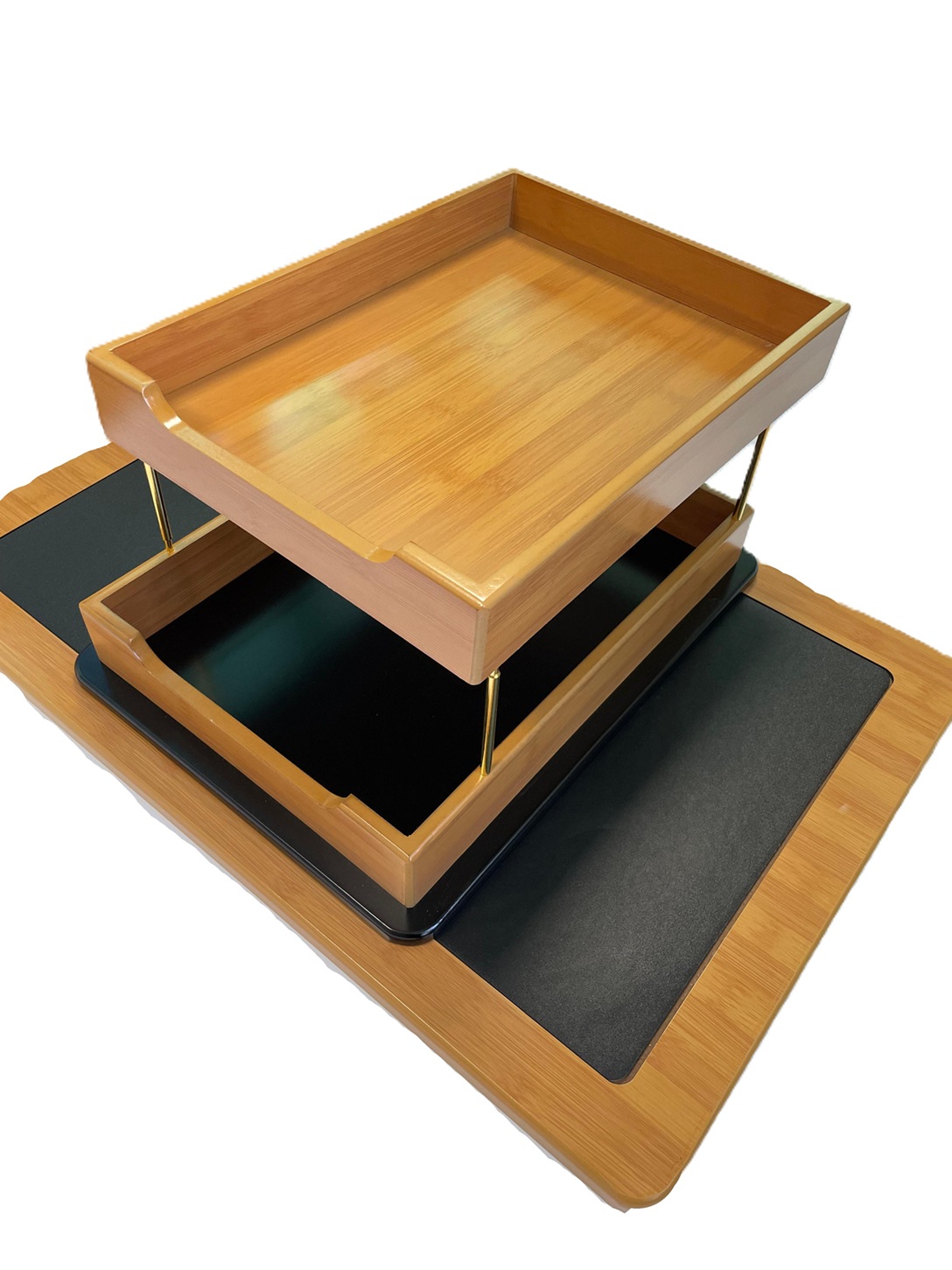 Набор для руководителя 11 предметов ON PU108-9G Шпон